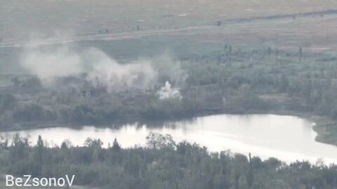The work of the artillery of the 11th regiment of the DPR army on the positions of the AFU