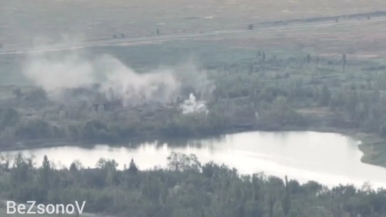 The work of the artillery of the 11th regiment of the DPR army on the positions of the AFU