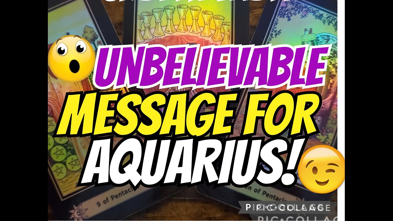 UNBELIEVABLE MESSAGE FOR AQUARIUS ‼️🌠🎇✨️