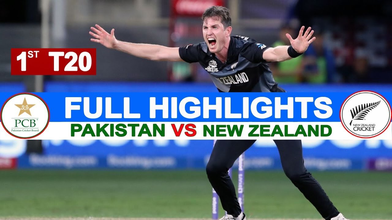 Pakistan vs New Zealand 1st T20 Match Highlights 2024