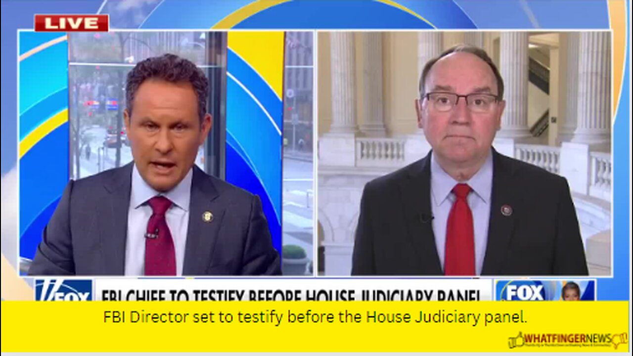 FBI Director set to testify before the House Judiciary panel.