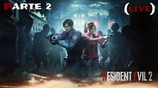 Resident Evil 2: Jogando em Live - O Monstro Vindo (Parte 2) (Playthrough)