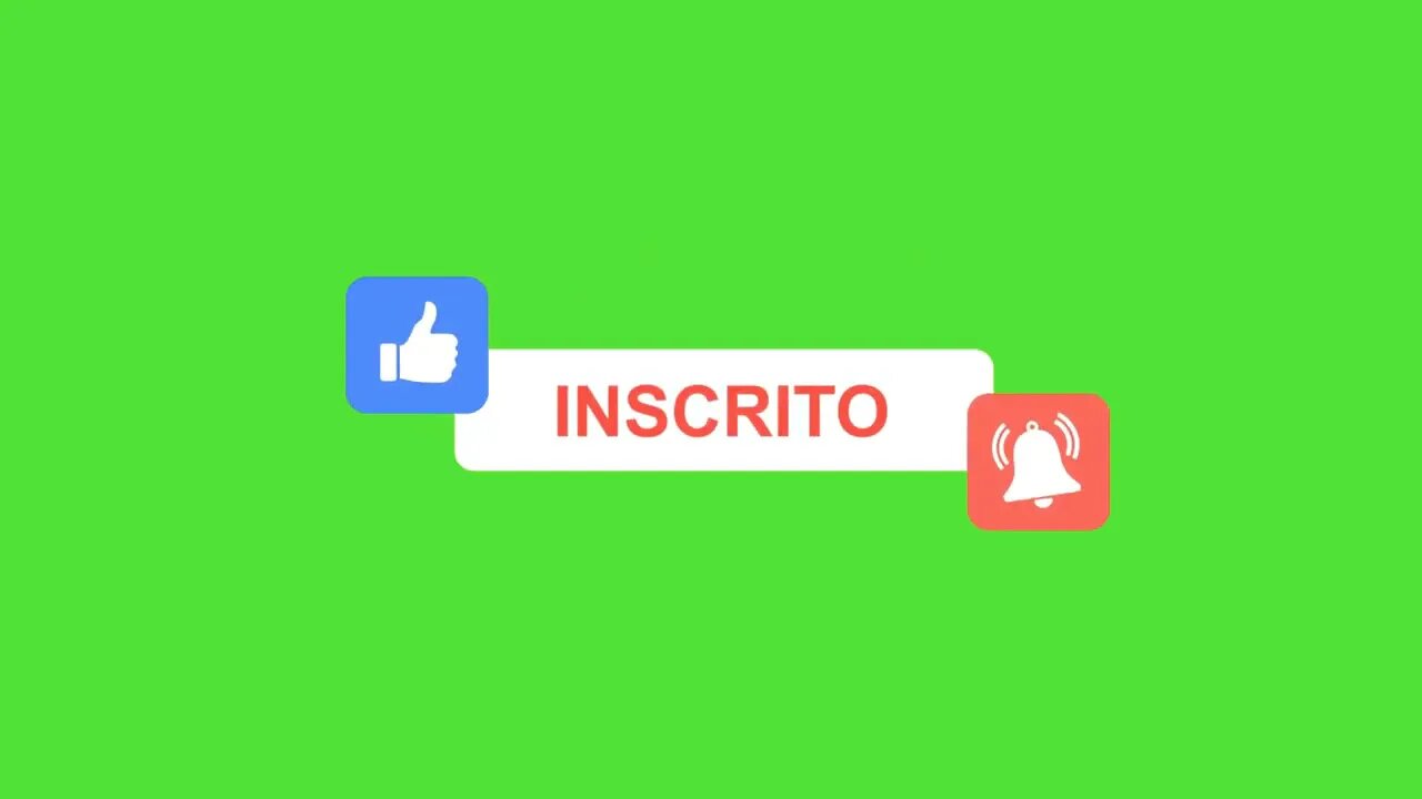 Chroma key botão inscreva-se green screen