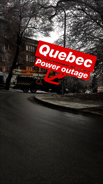 Montreal’s crazy weather has resulted in a massive power outage