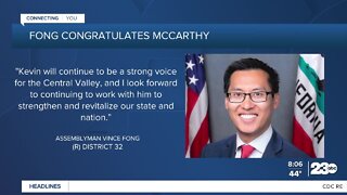 Fong & Valadao congratulates Kevin McCarthy