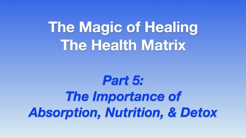 Part 5: Absorption, Nutrition, & Detox