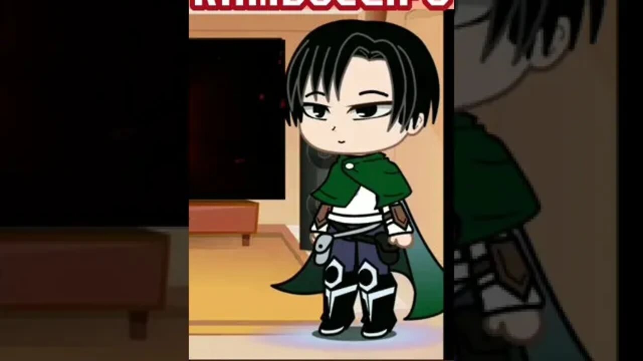 Levi React #anime #gacha #tiktok #gachaclub #gachalife #top