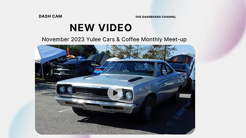 2023 November Yulee Cars & Coffee Dash Cam