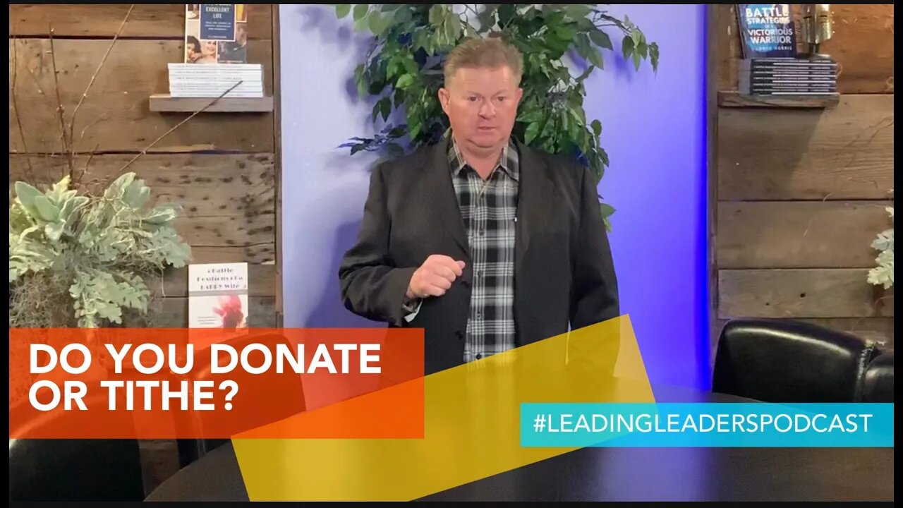 DO YOU TITHE OR DONATE TO BUILD YOUR BRAND? by J Loren Norris