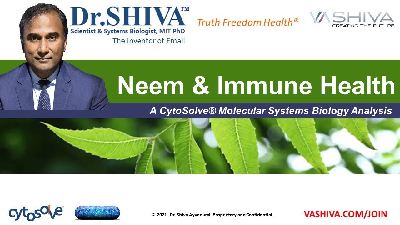 Dr.SHIVA™: Neem on Immune Health @CytoSolve® Systems Analysis(4/21)