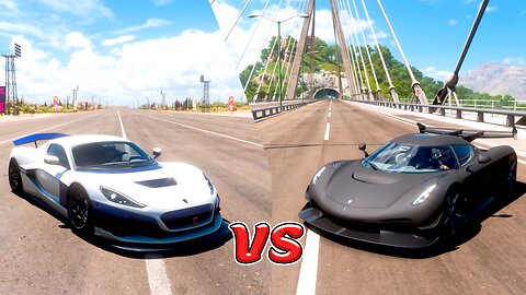 Rimac Nevera vs Koenigsegg Jesko | Forza Horizon 5