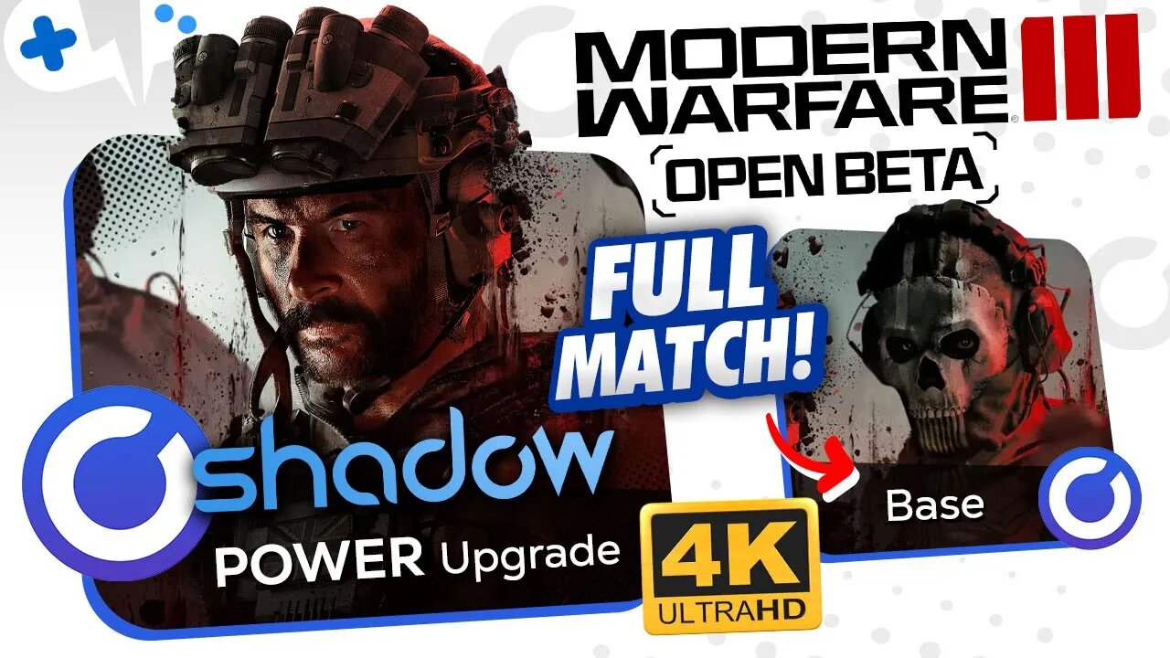 MW 3 Beta on SHADOW PC | Base & POWER Upgrade | Recommended Settings