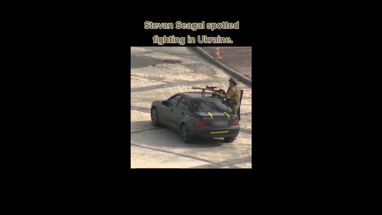 Is that Steven Seagal fighting in Ukraine 🤣🇺🇦