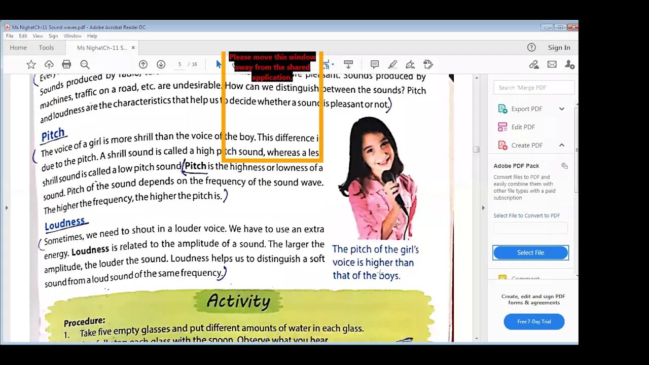 CLASS 7 GENERAL SCIENCE CHAPTER 11 06 01 21