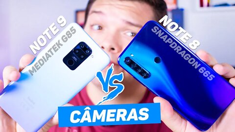 Redmi Note 9 vs Redmi Note 8 em CÂMERAS! QUEM LEVA A MELHOR? COMPARATIVO COMPLETO