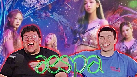 AMERICANS REACT TO aespa 에스파 'Black Mamba' MV