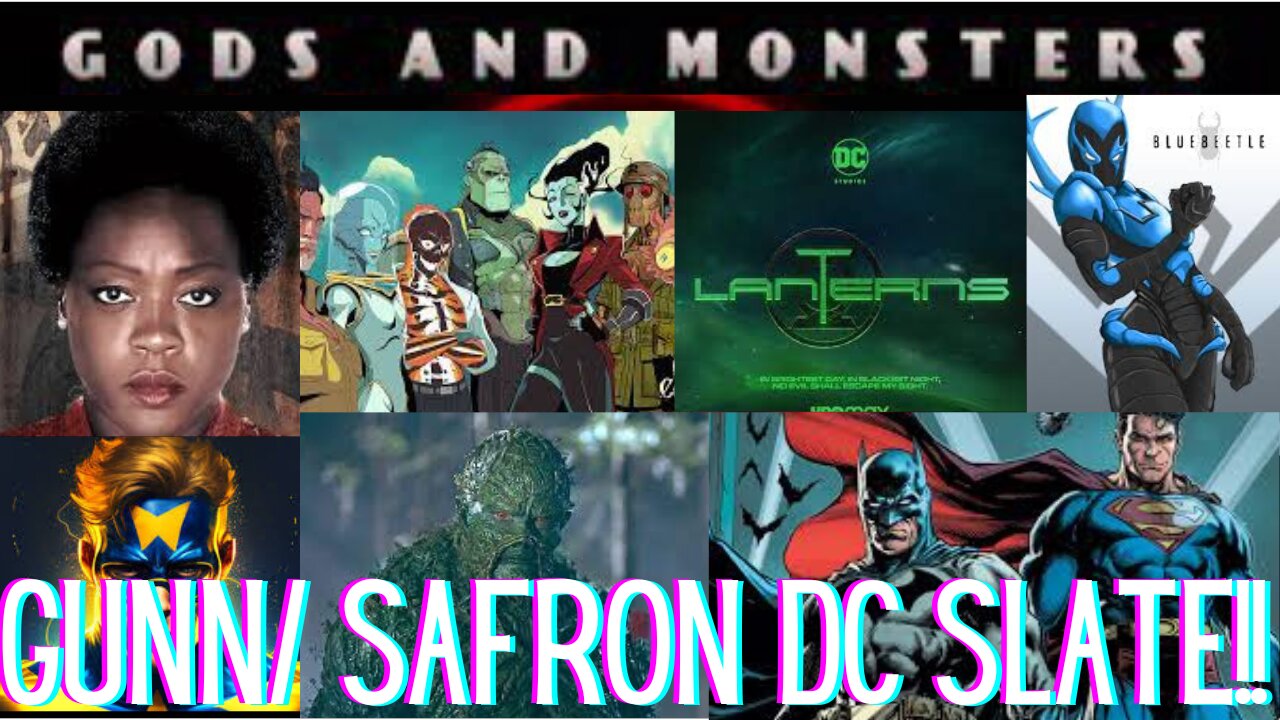 A Discussion and BREAKDOWN of the Gunn/ Safron DC Slate Announcement!!! #swampthing #jamesgunn