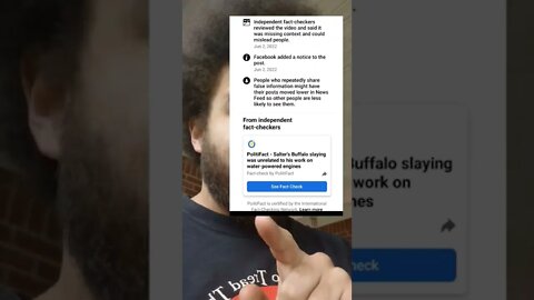 racist Facebook lying about what a video says in fact checking in order to suppress information