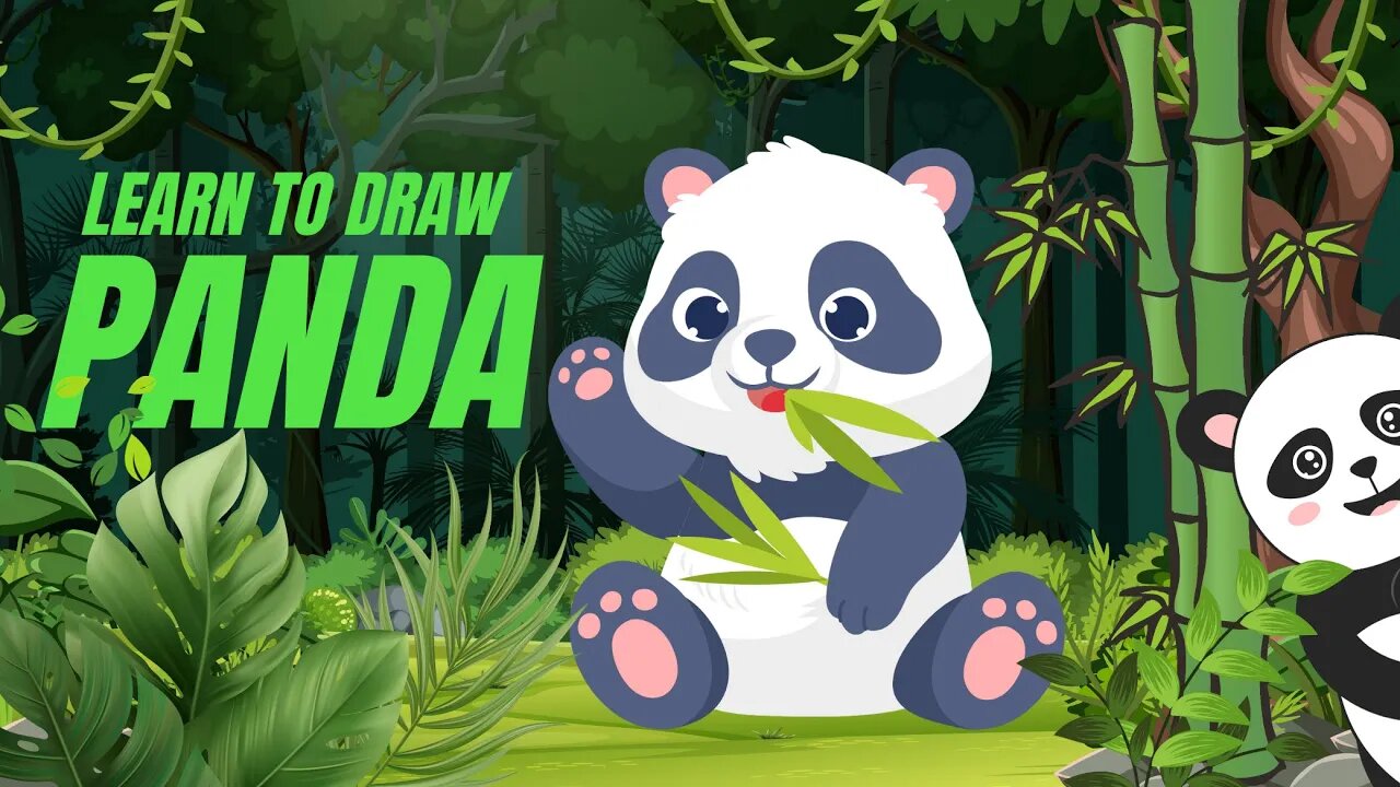 How to Draw a Panda | Easy Kids Drawing | Kids Art Tutorial