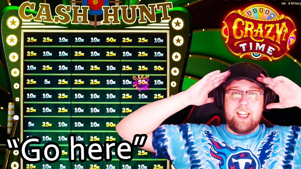 MY FRIEND'S INSANE CALL ON CASH HUNT! CRAZY TIME (LIVE GAME SHOW)