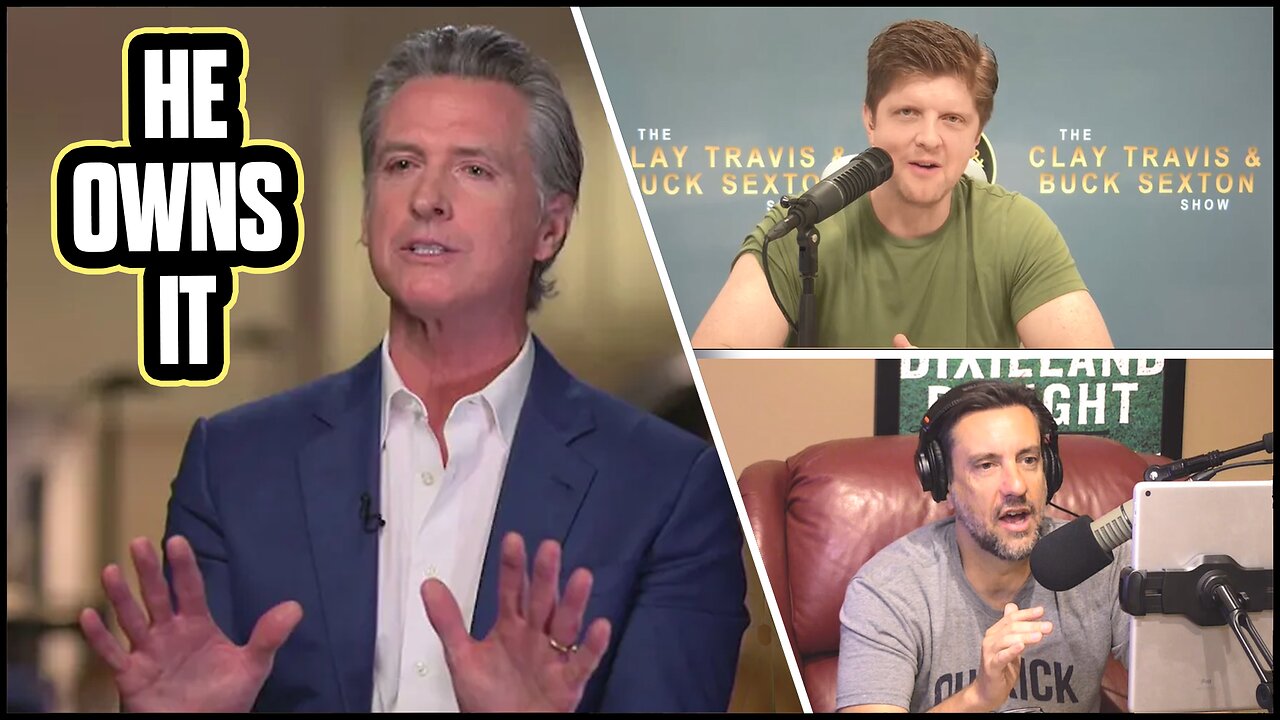 Gavin Newsom Spars with Hannity | The Clay Travis & Buck Sexton Show