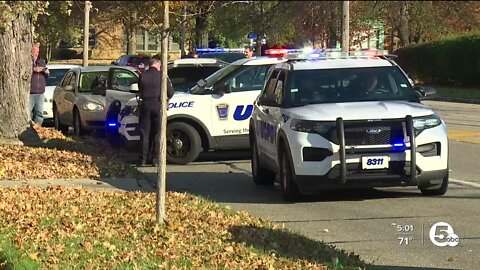 Man arrested after striking University Circle officer with door of stolen car