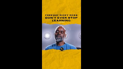 #freewayrickyross Don’t ever stop learning. Do you like to learn? 🎥 @reallyfestreetstarz