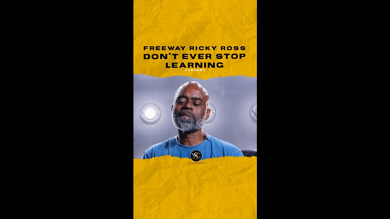 #freewayrickyross Don’t ever stop learning. Do you like to learn? 🎥 @reallyfestreetstarz