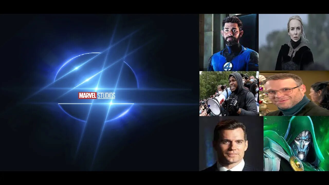 #D23 Fantastic 4 w/ John Krasinski, Jodie Comer, John Boyega & Seth Rogen + Henry Cavill as Dr. Doom