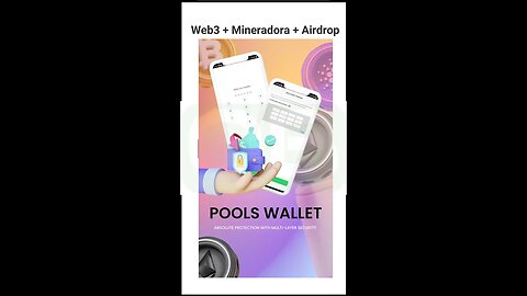 CanalQb - Airdrop - Mineradora - Carteira Web3 - Poolsmobility - Participe