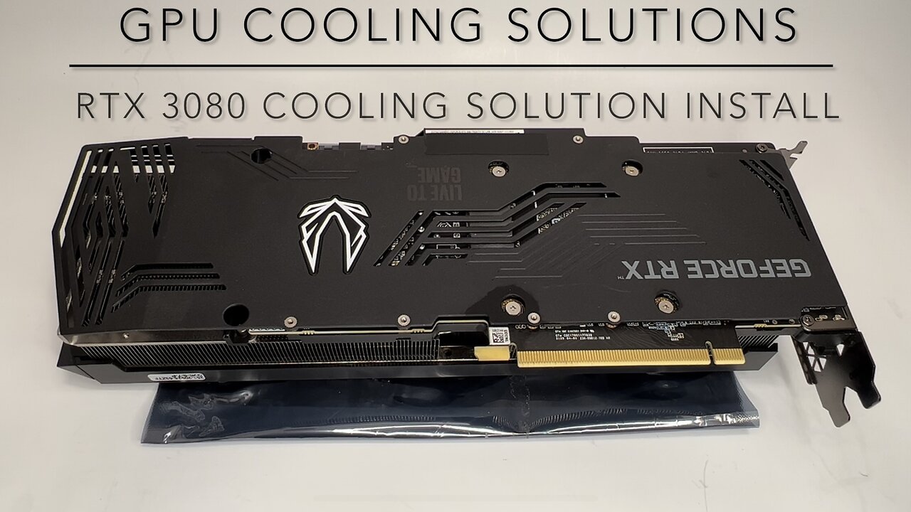 Zotac RTX 3080 Trinity OC - Copper Cooling Solution Install