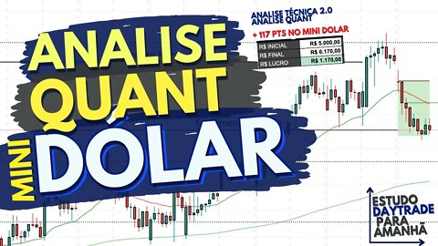 ANÁLISE TÉCNICA e QUANT para DAY TRADE - Mini Dolar na prática #3