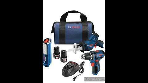 BOSCH Power Tools Combo Kit GXL12V-310B22 unboxing