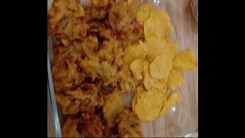 Savory and deep fried pakoray