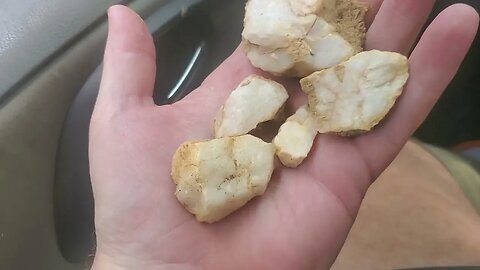Carr canyon gold rich quartz found on ground