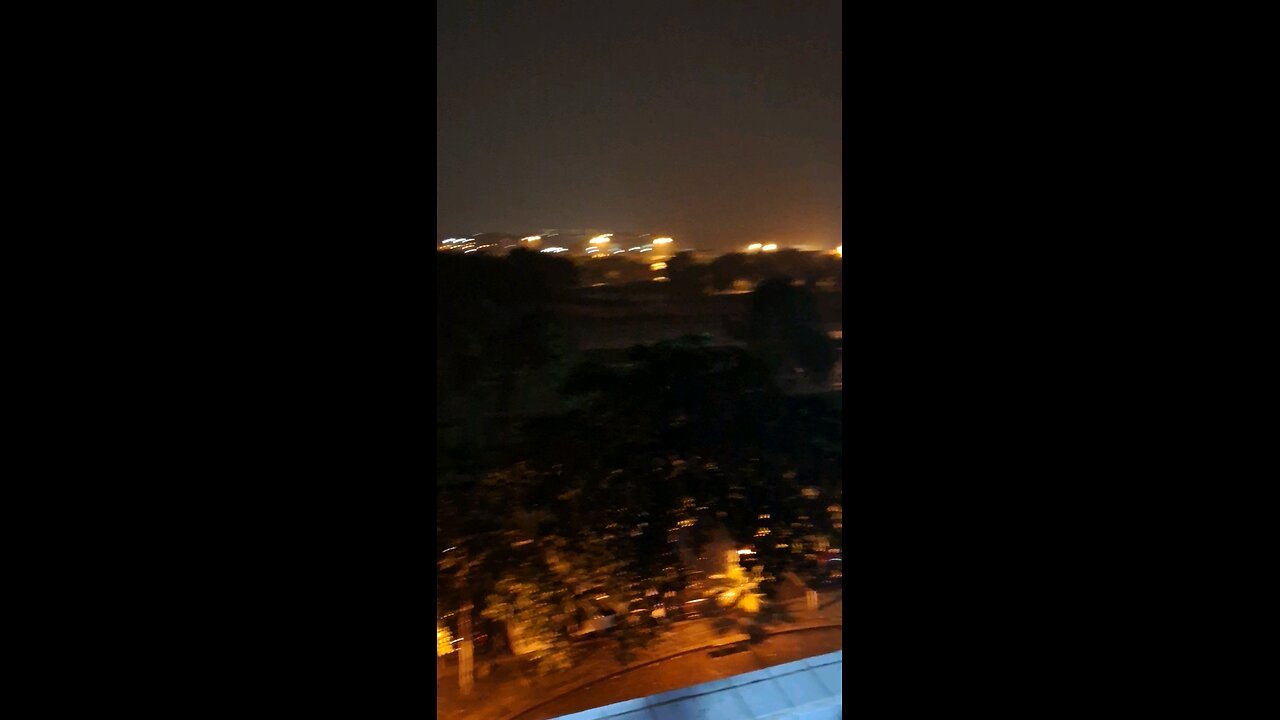 night rains view