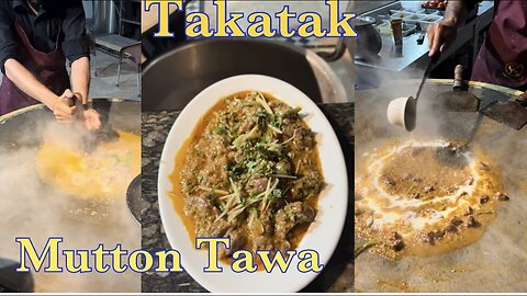 Most Famous Takatak Mutton Tawa | Kiyani Resturant Most Special Mutton Tawa Takatak | street food