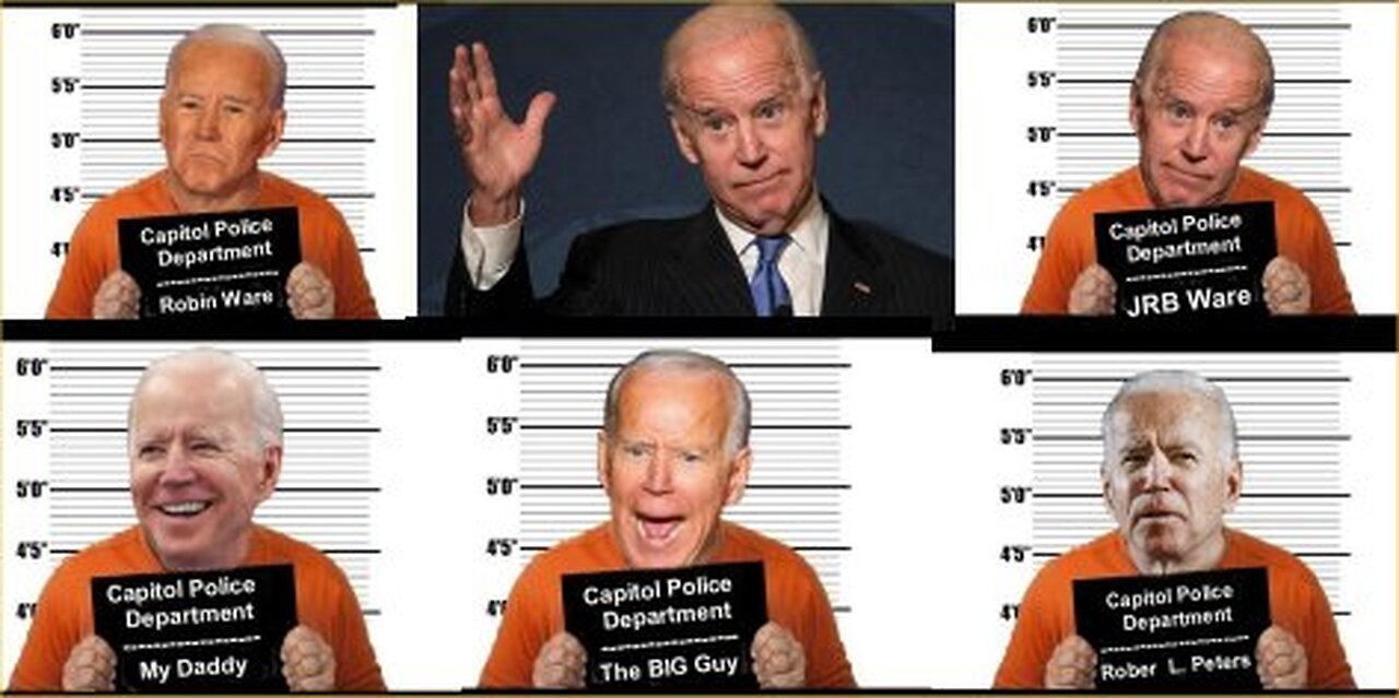 Joe Biden is Robin Ware & JRB Ware & Robert L. Peters & The Big Guy & My Daddy