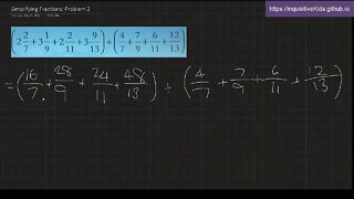 Simplifying Fractions: Problem 2