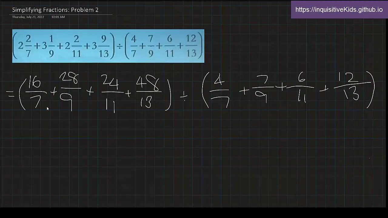 Simplifying Fractions: Problem 2