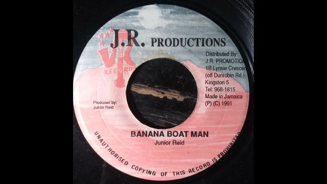 JUNIOR REID Banana Boat Man 7in VERSION