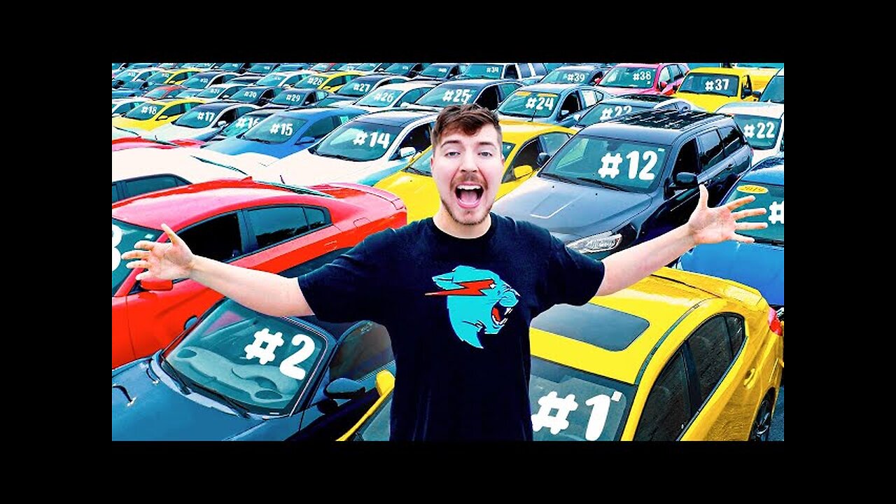 I Gave My 40,000,000th Subscriber 40 Cars