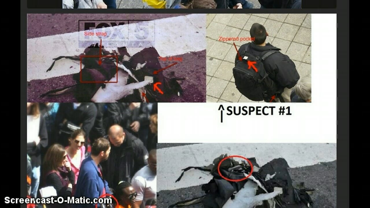 Suspects & Black Backpacks ! Boston Marathon Bombing Event ! - DAHBOO77 - 2013