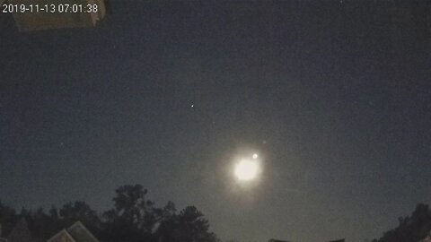 Moon and the ISS