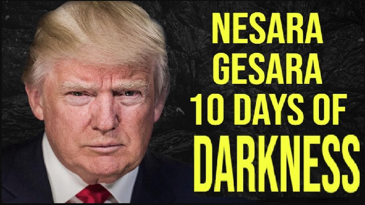 Trump’s NESARA Announcement, Starlink EBS, and the Countdown to 10 Days of Darkness!