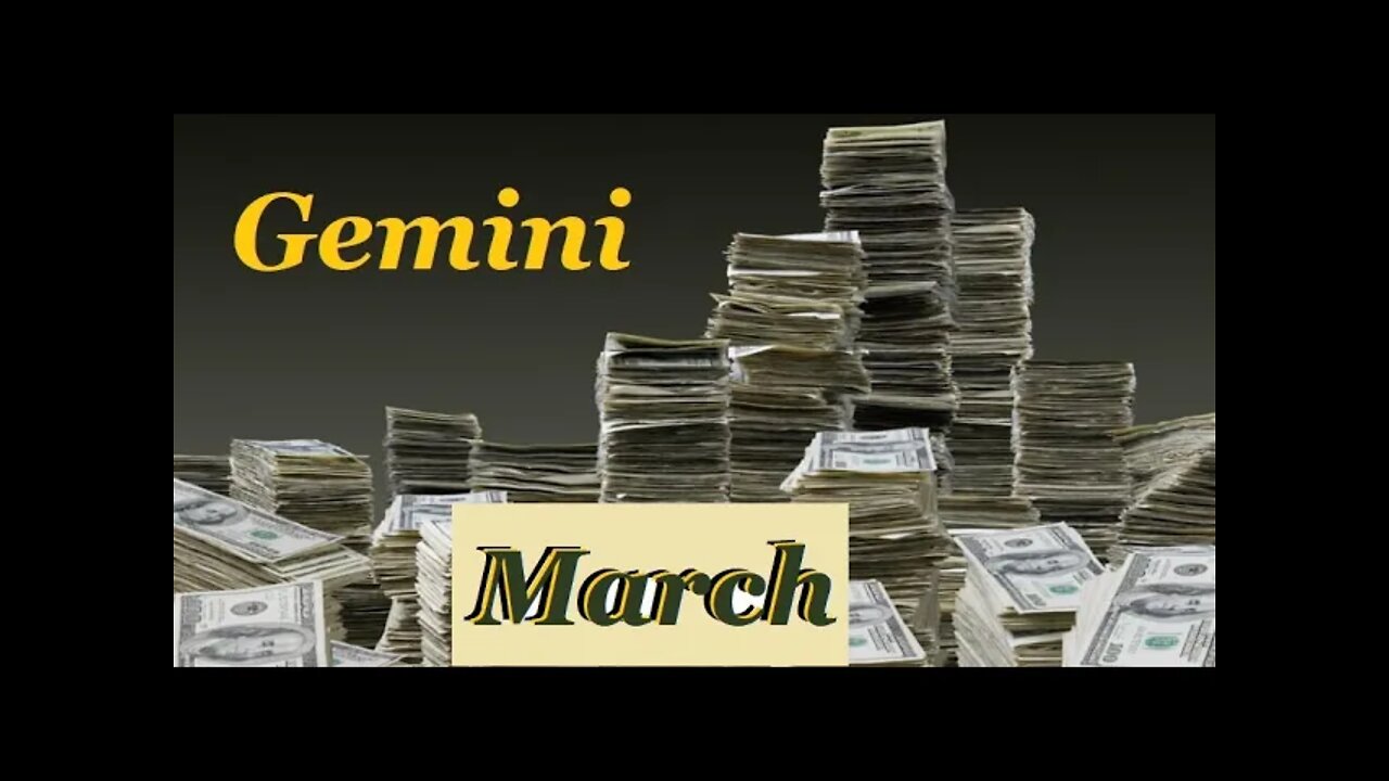 ♊ Gemini~What A Beautiful Month For You!! $$💵$$ Money, Career & Finance. March Tarot Reading.