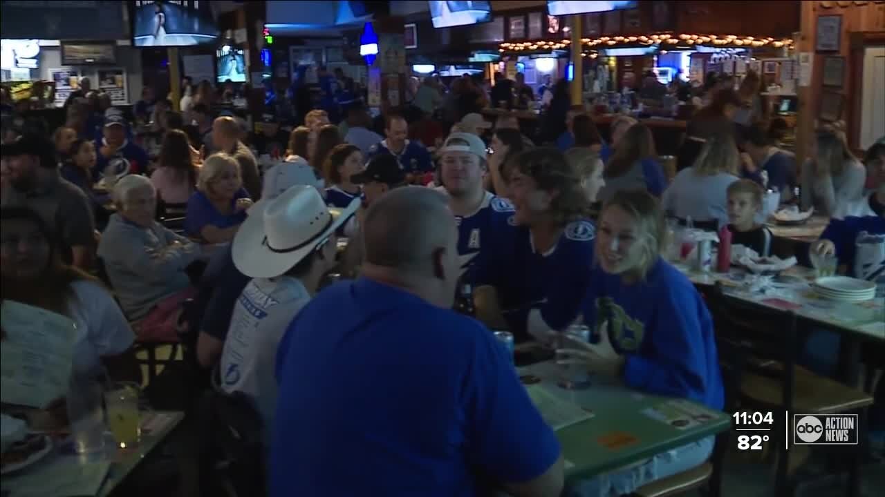 Fans watch game around Tampa