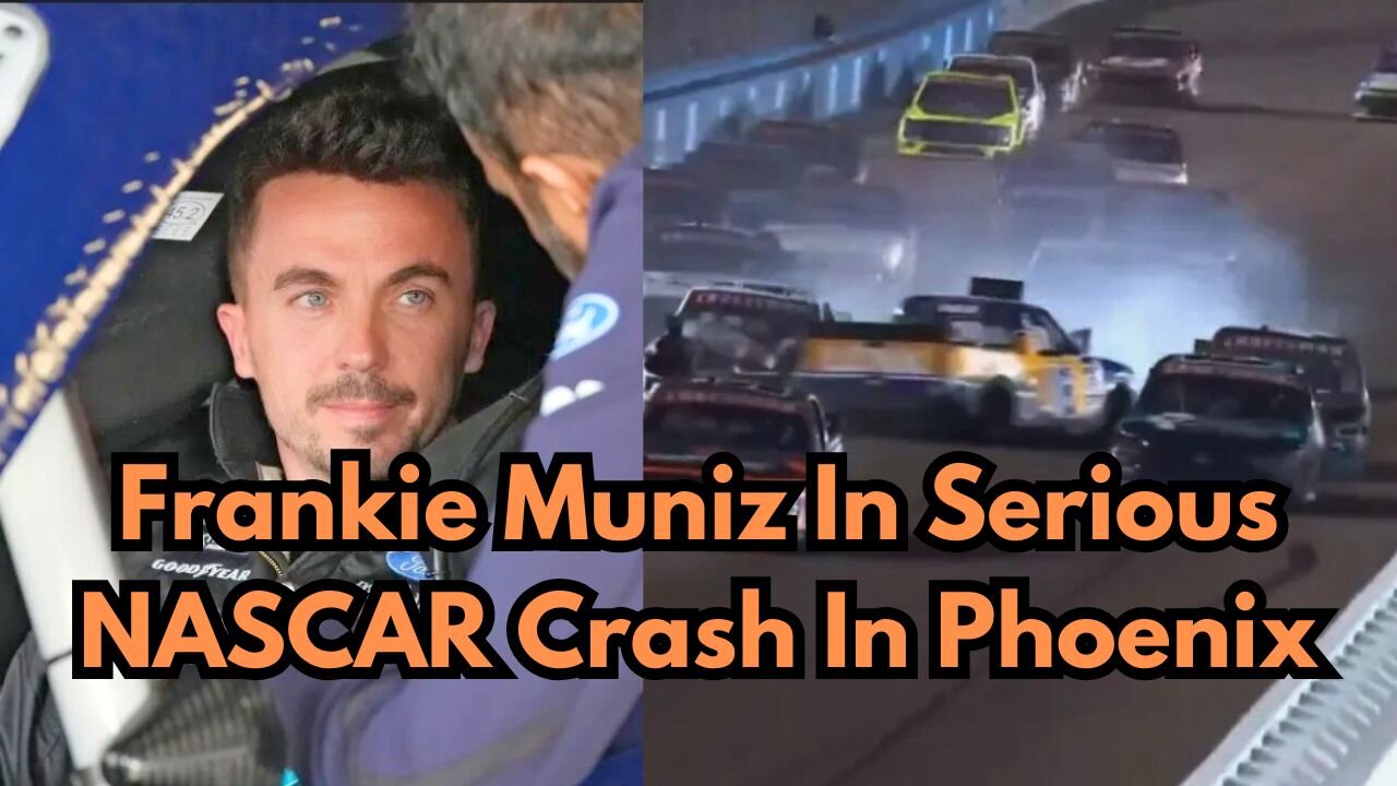 Frankie Muniz In Serious NASCAR Crash In Phoenix