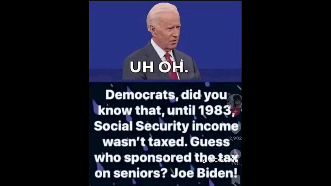 ONLY A LOW-IQ SENIOR WOULD VOTE FOR BIDEN