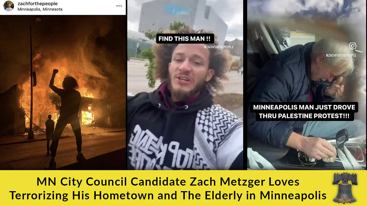 MN City Council Candidate Zach Metzger Loves Terrorizing His Hometown and the Elderly in Minneapolis